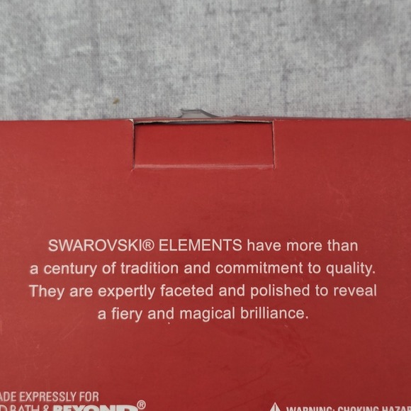 Harvey Lewis Ornament "Skiing Sport Frame" with Swarvoski Crystal Element  SKI'S - Picture 3 of 4